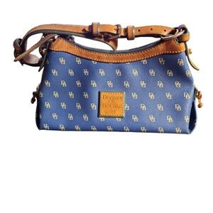Dooney Burke Blue logo petite hand/shoulder bag